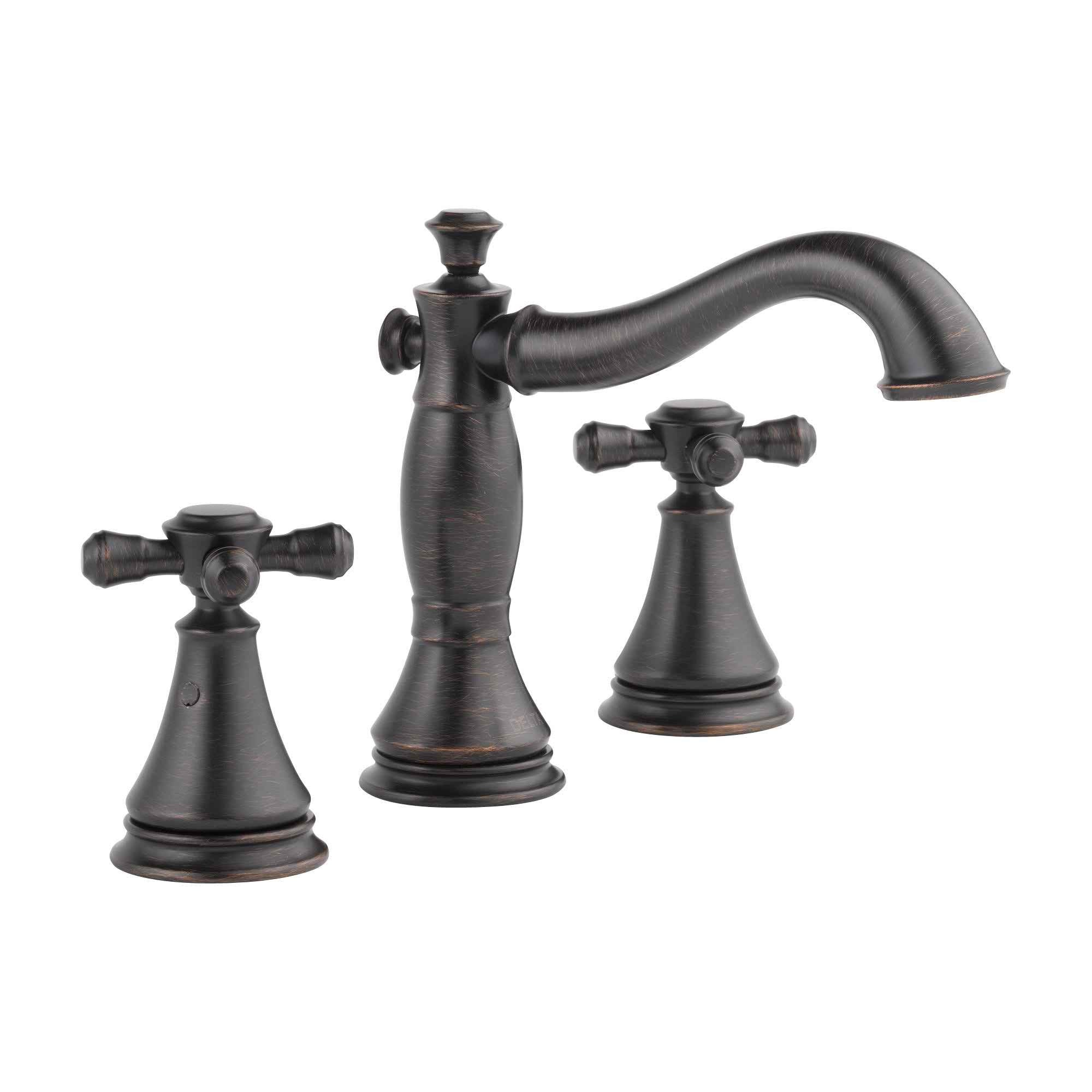 Delta Cassidy™ Llave de extensión de dos manijas para lavamanos con conjunto emergente de metal