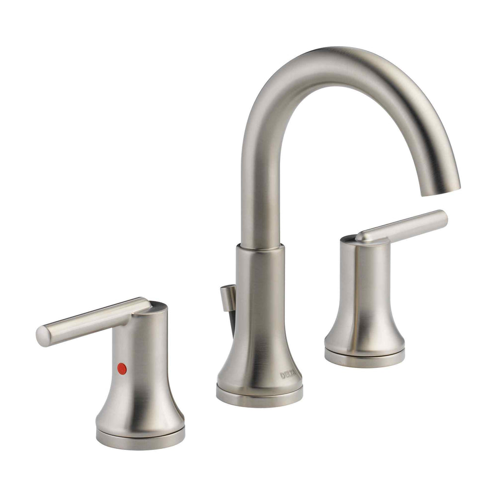 Delta Trinsic® Widespread Lavatory Faucet w/ metal pop-up