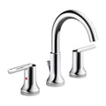 Delta Trinsic® Widespread Lavatory Faucet w/ metal pop-up