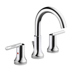 Delta Trinsic® Widespread Lavatory Faucet w/ metal pop-up