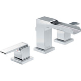 Delta Ara™ Llave de extensión de dos manijas para lavamanos con tubo de salida de canaleta