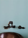 Dark Bronze Waterfall Horse Faucet