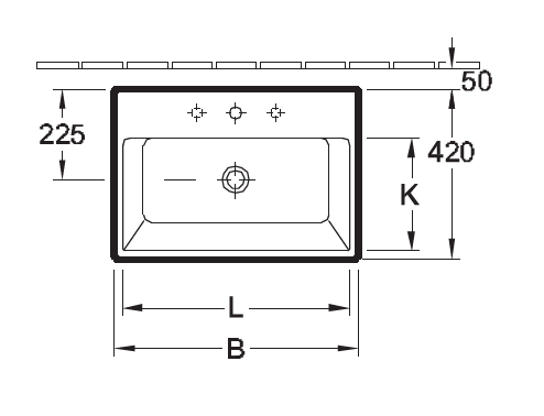 VILLEROY & BOCH Memento Lavabo sobre encimera 60