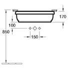 VILLEROY & BOCH Architectura Lav de sotoencas.rect. 60