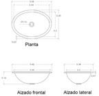 lavabo cobre para baño con medidas