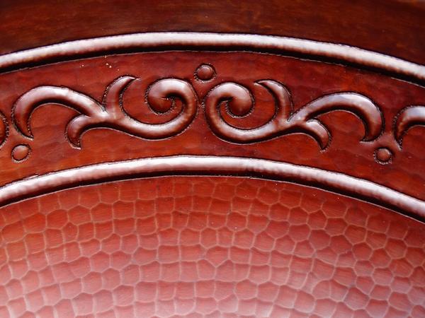 Lavabo de cobre para baño