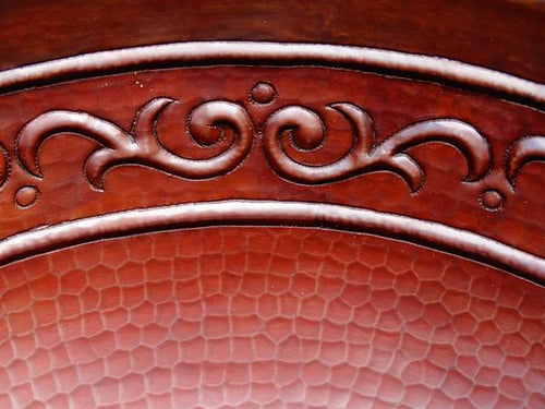Lavabo de cobre para baño