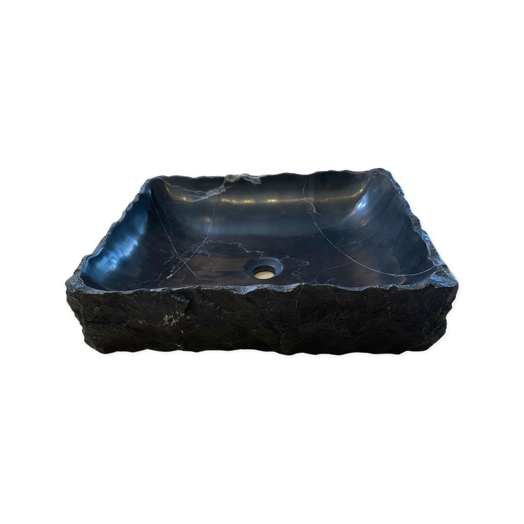 lavabo mármol negro 