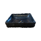 lavabo de marmol negro