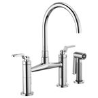 Grifo de puente con tubo de arco y manija industrial - LITZE®