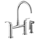Grifo de puente con tubo de arco y manija industrial - LITZE®