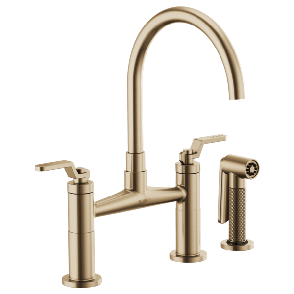 Grifo de puente con tubo de arco y manija industrial - LITZE®