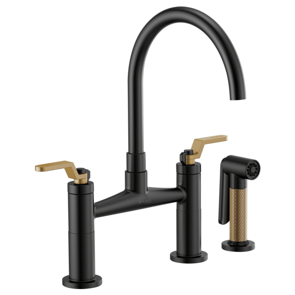 Grifo de puente con tubo de arco y manija industrial - LITZE®
