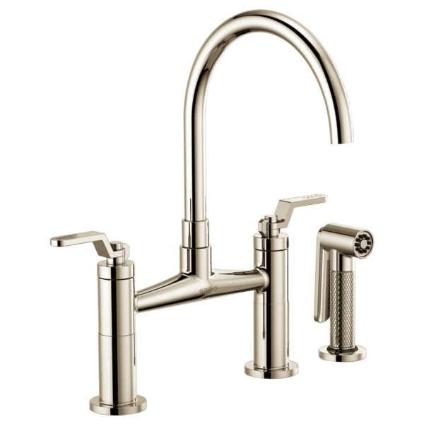 Grifo de puente con tubo de arco y manija industrial - LITZE®