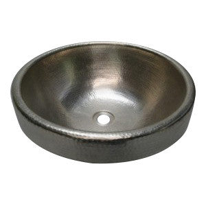 Semi Vessel niquelado mate rodondo