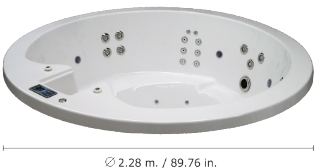 Aqua Spa Paridise con Gabinete en Madera Teca