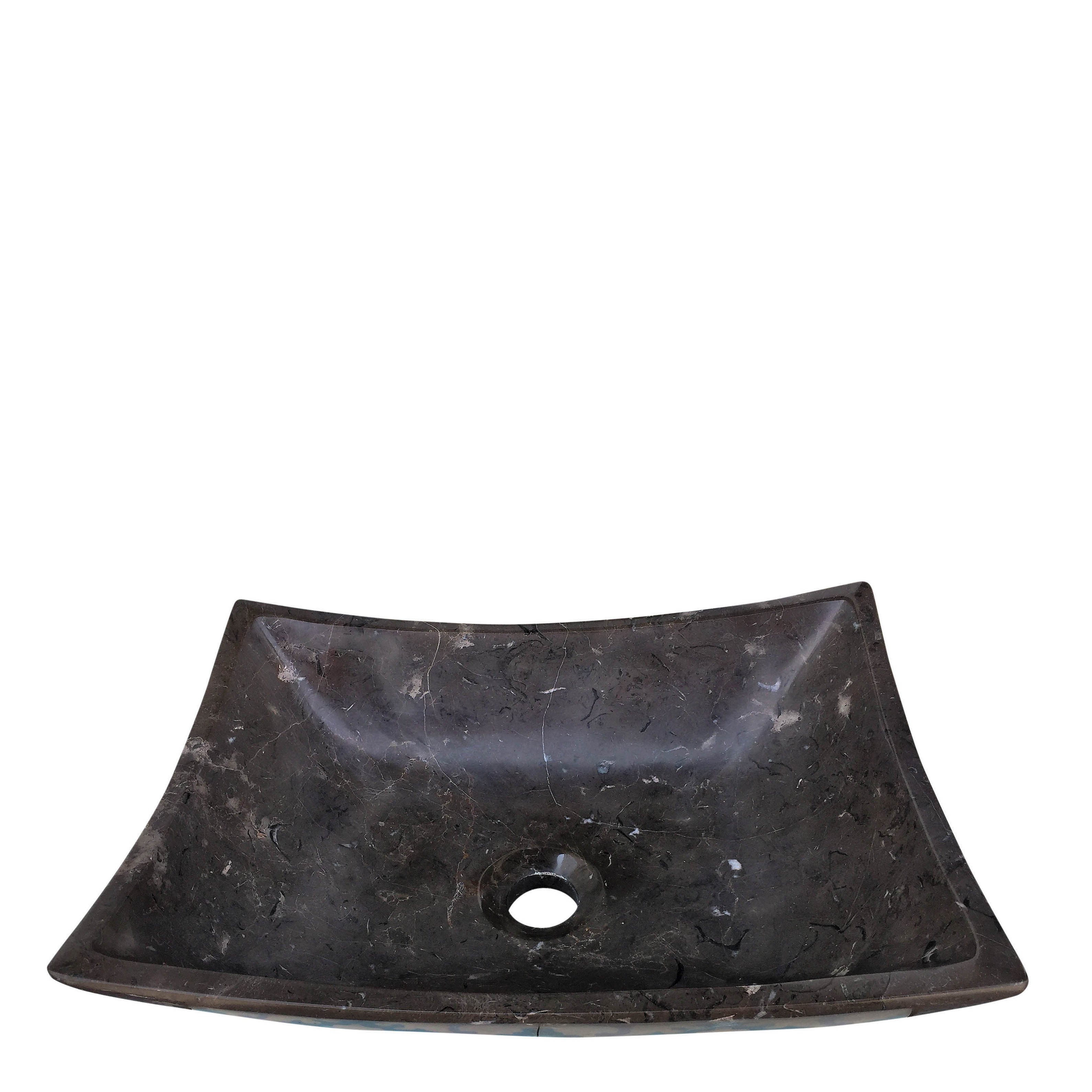 Violeta Lavabo Sobreponer Rectangular Con Puntos