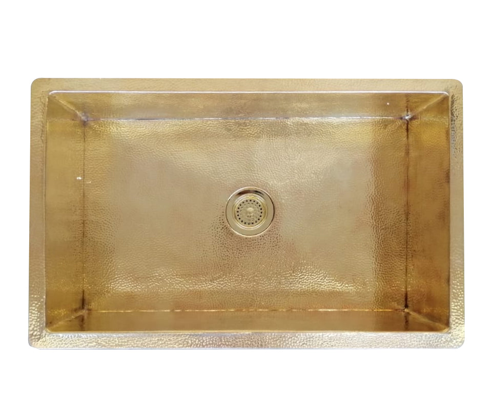 Brass Kitchen sink undermount deep