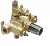 California Faucets Control de Ducha Tina Rectangular Con Manerales de Cruz